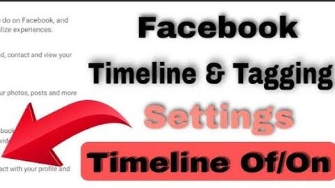Fb Timeline and Tagging Settings | Fb Timeline Kya Hai | Facebook Timeline On/Off Kaise Kare