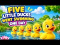 Nursery rhymes for kids|New rhyme and song for toddlers|Five Little Ducks went out one day|Poem|Song