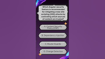 Angular Security Trivia: XSS & CSP Answer Revealed! 🤔