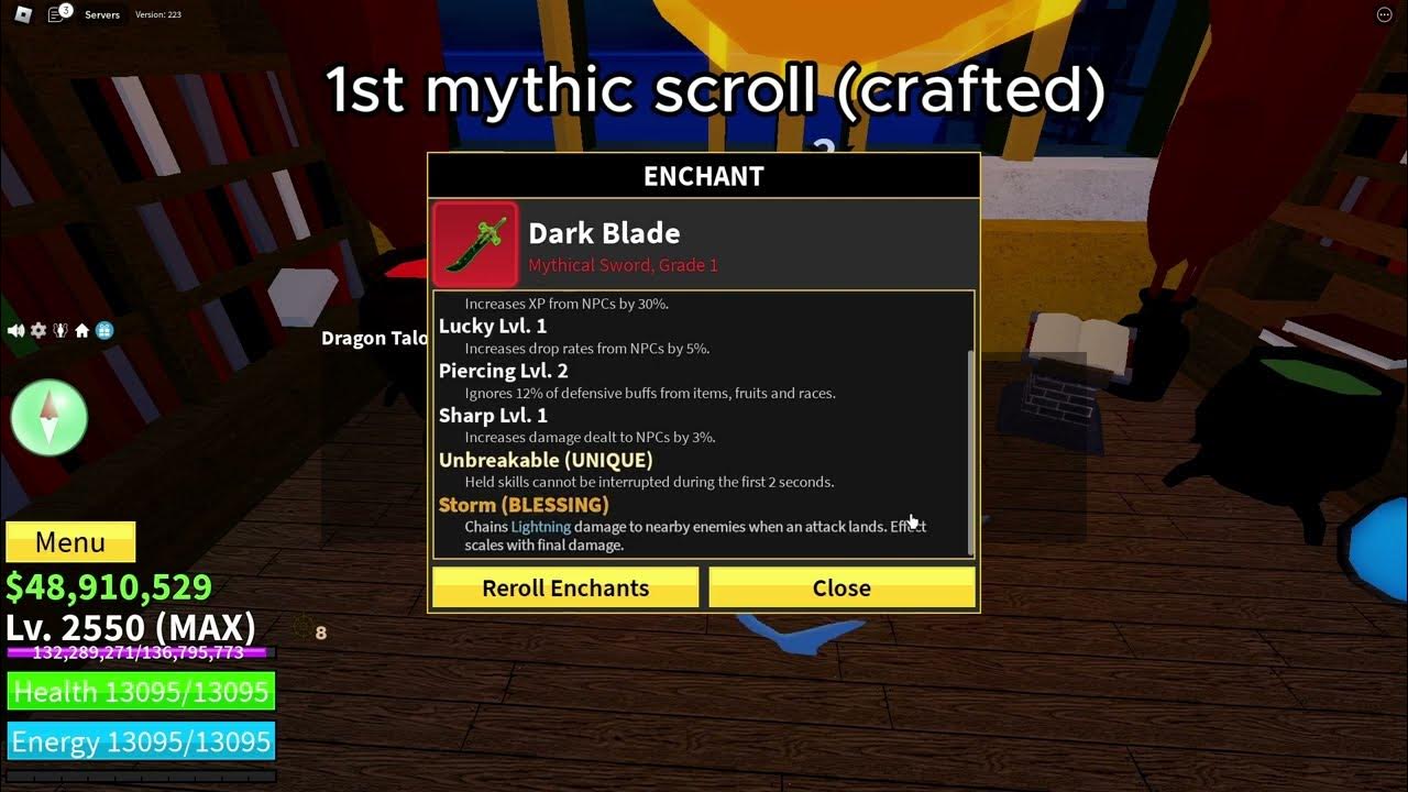 My FIRST Crafted Mythic Scroll