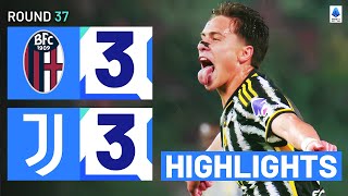 BOLOGNA-JUVENTUS 3-3 | HIGHLIGHTS | Juve come back from THREE goals down | Serie A 2023\/24