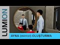 How to make a mirror in Lumion | Lumion'da Ayna Yapımı