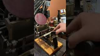 Using a printing press to print an image of a printing press