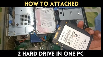 HOW TO ATTACHED 2 hard drive in one PC - How to connect 2 SSD hard disk in Desktop - Syed Ismaeel