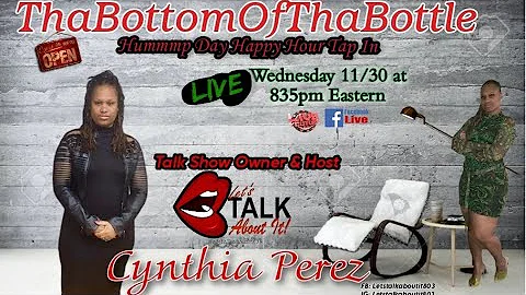 Hummmp Day Happy Hour Tap In with guest Cynthia Pe...