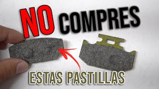 Pastillas de Freno ⚠ PELIGROSAS! ❌ NO LAS COMPRES ☠ | Cam Daza