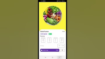 food delivery app Flutter