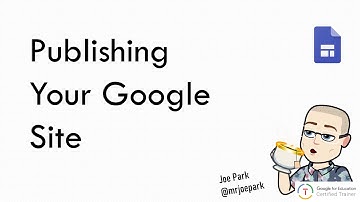 Publishing Your Google Site
