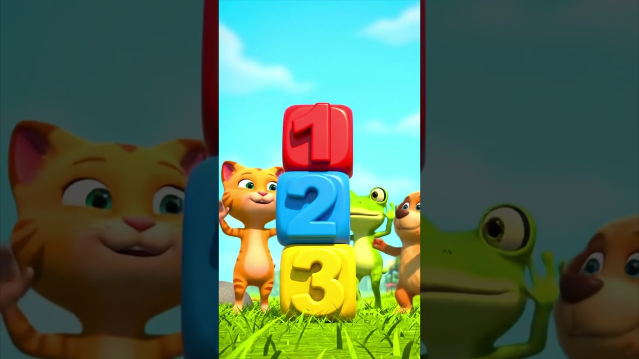 🐱🐸🐶 Number Stacking Fun! 1️⃣2️⃣3️⃣ | 