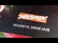 Atomik carbon magnetic drive prototype road bike hub comparison