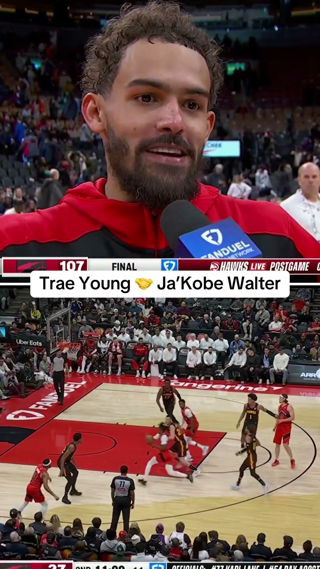 Trae Young gives praise to his mentee Ja'Kobe Walter ?