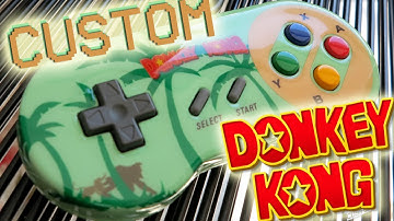 Super Nintendo Custom Controller - DONKEY KONG by Komet Custom