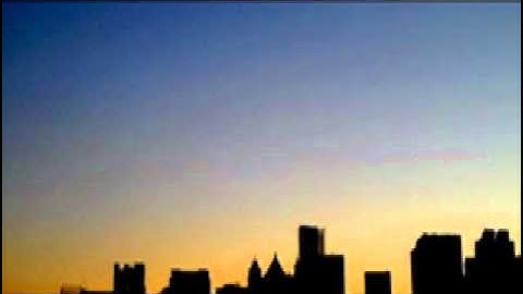 dusk over lower manhattan - 60 seconds of urban calm