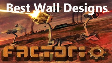 Factorio Wall Designs and Wall Tips