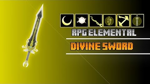 RPG Elemental Weapons 2.0 Addon | Divine Sword | 1.21.30+