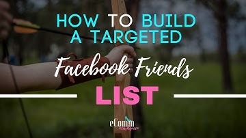 Build a Targeted Facebook Friends List without Running Ads - Audience Toolkit Review