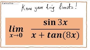 Limit using sinx/x as x goes to zero