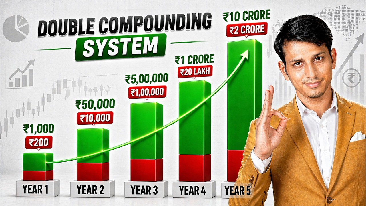 DOUBLE COMPOUNDING System for 5X Return !!! | RICH use this to build WEALTH