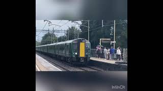 London NorthWestern Class 350 stopping and leaving Penkridge #train #viral