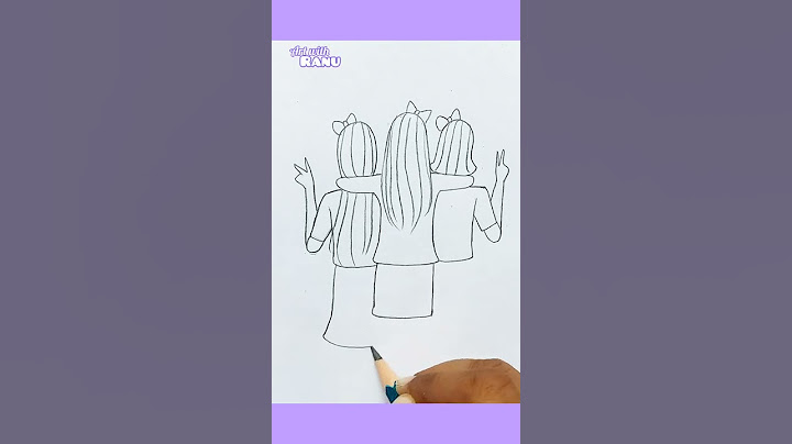 Three Best Friends drawing #shorts