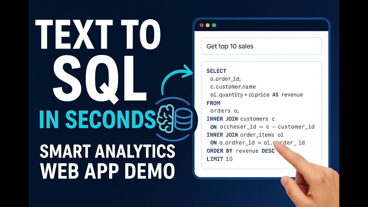 text2sql demo - YouTube