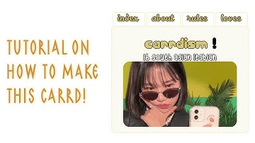tutorial on how to make this carrd! - © to owner [PRO STANDARD]