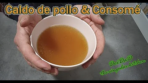 ¿Es el caldo un consomé?