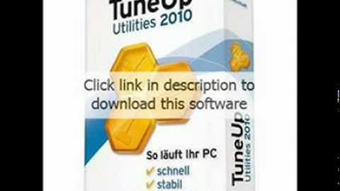 TUNE UP UTILITIES 2010 DOWNLOAD FULL+KEY