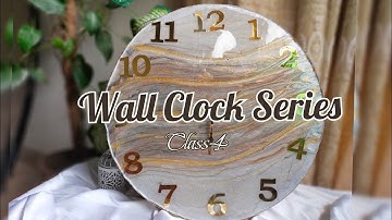 How to make Resin Wall Clock Step By Step Complete Tutorial By Zoha Yaseen