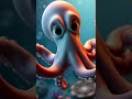 Octopus' heart stops when swimming! #octopus #funfact #ocean