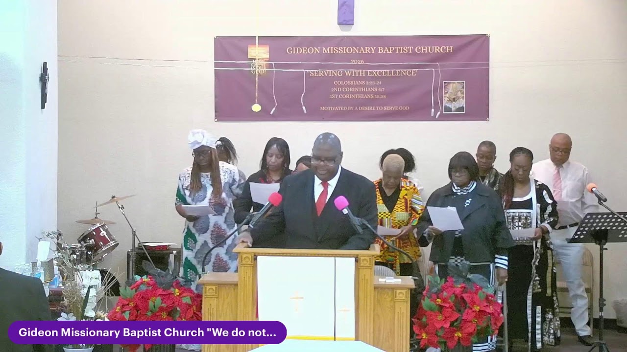 Gideon Missionary Baptist Church Live Stream