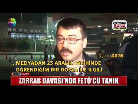 Zarrab Davası'nda FETÖ'cü Tanık