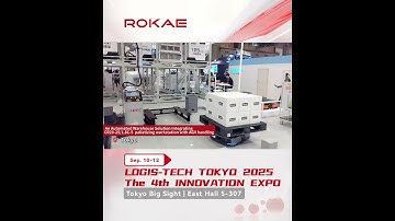 ROKAE Palletizing Robot Demo | Smart Manufacturing at LOGIS-TECH TOKYO 2025