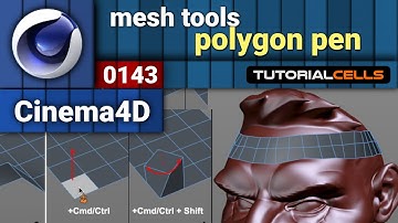0143. polygon pen tool in cinema 4d