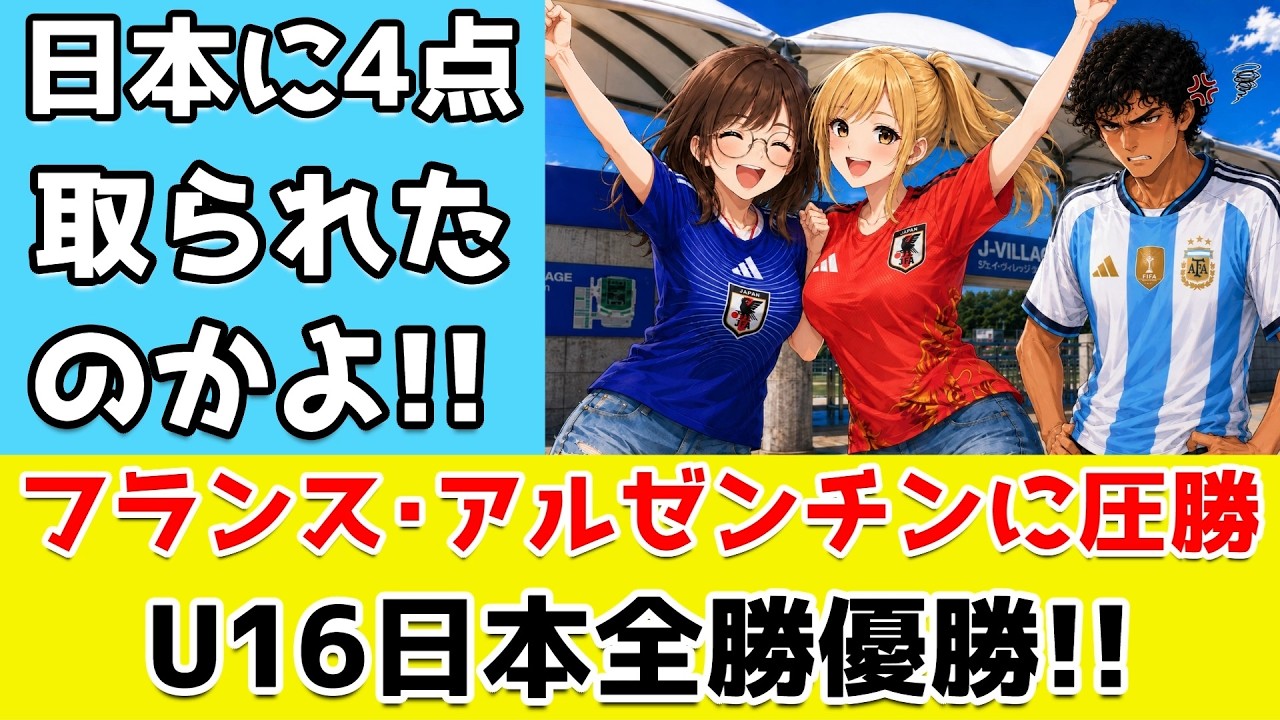 Argentina: “Is Japan This Strong?” U16 Japan Stuns Rivals, Wins