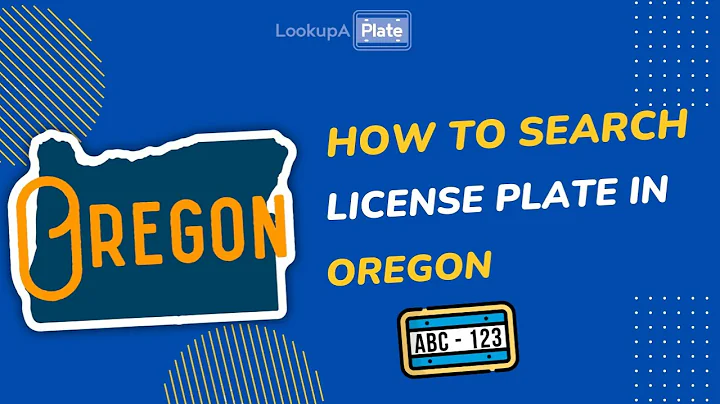 Oregon License Plate Search [Guide] + Report Bad Drivers