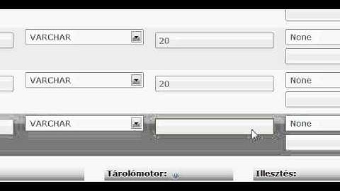 PHP Tutorial - 22 - MySql Table létrehozása