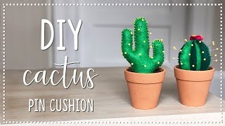 DIY CACTUS PIN CUSHION | sew&tell