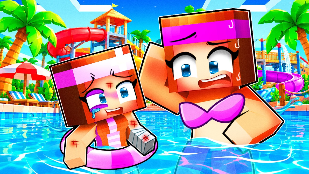 La fille d'Anna à un accident sur Minecraft !