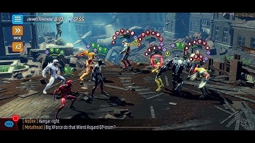 Marvel Strike Force - Doom 1.1, lane 1/2 Bio Boss one shot, NO stun on first turn