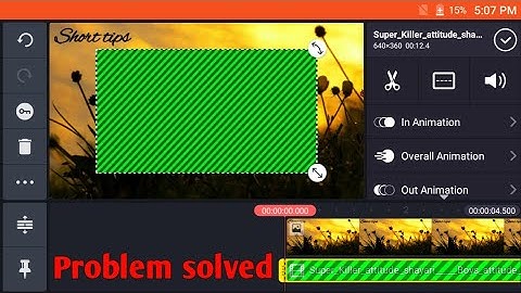 How to fix Green Screen Video Layer Problem in Kinemaster. Kinemaster layer problem fix.