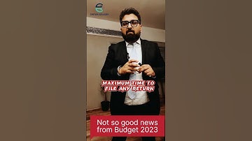 🚫 5 Bad News from Budget 2023 - Indirect Tax #budget2023 #indirecttax #sorts