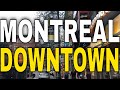 4K - Walking Tour Montreal - Sainte-Catherine Street From West to East - 【4K】