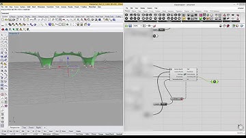 Sergio Musmeci bridge using Kangaroo (Rhinoceros + Grasshopper)