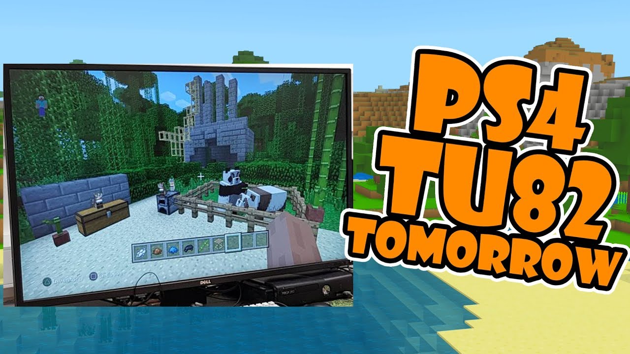 Minecraft PS4: New TU82 Update Tomorrow! - YouTube
