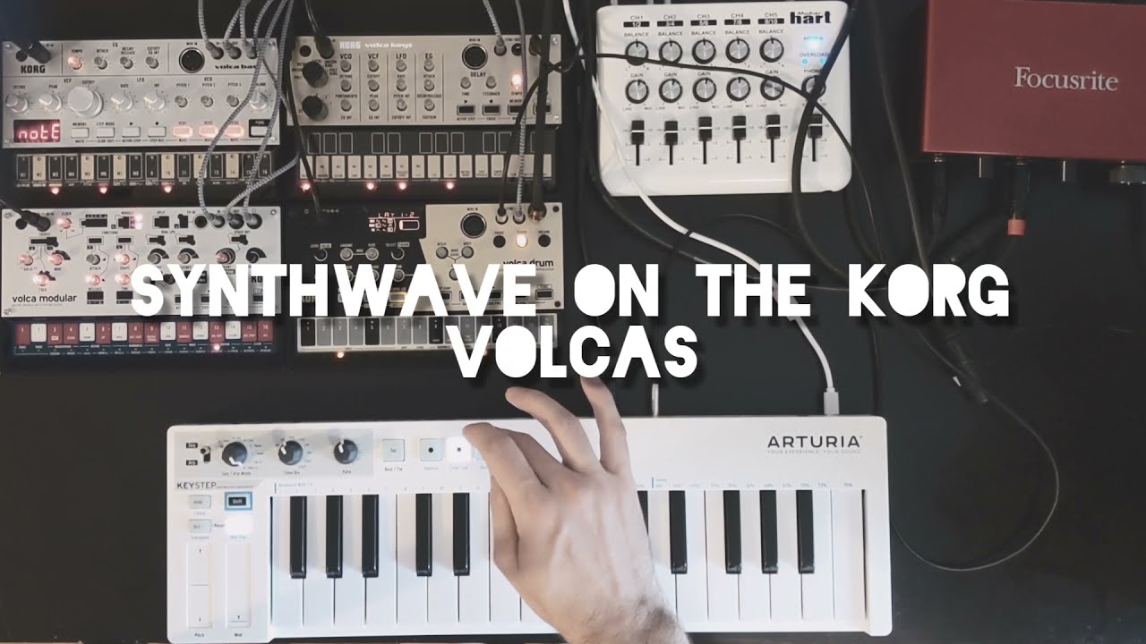 Volca Dark Synthwave (ft Korg Volca Drum, Bass, Keys, and Modular)
