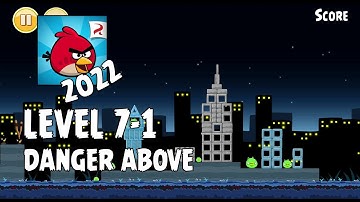 Angry Birds (2022) | Danger Above | Level 7-1 | 3-Star Walkthrough