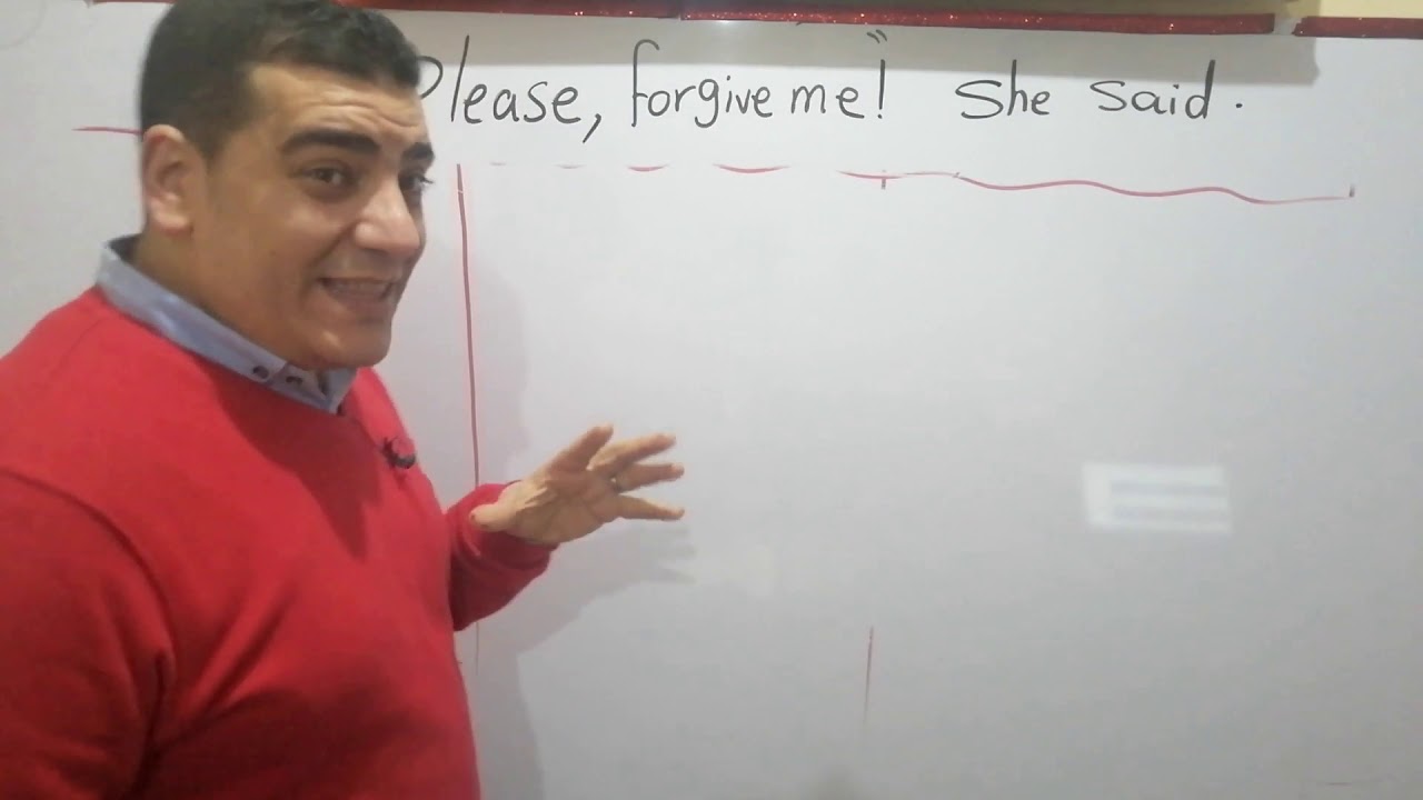 اسهل شرح لأصعب جرامر - المباشر والغير مباشر - the imperative- - الجملة الأمرية - the direct