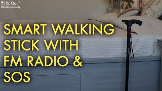 Smart Walking Stick with FM Radio, Torch Light & SOS Alert screenshot 4