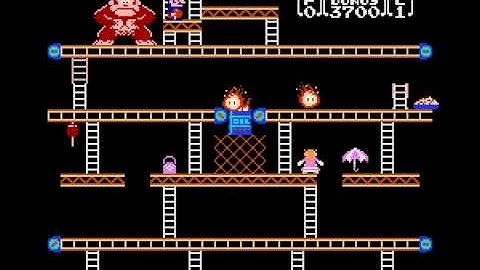 Donkey Kong - Pauline Edition (NES / Nintendo)Playthrough - Vizzed.com Play